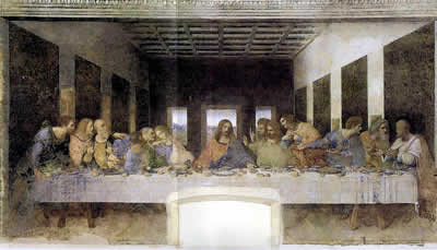 Leonardo da Vinci, "The Last Supper" (1498), Convent of Santa Maria delle Grazie (Refectory), Milan