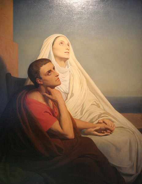 Saint Augustin et Sainte Monique, Ary Scheffer (1858)